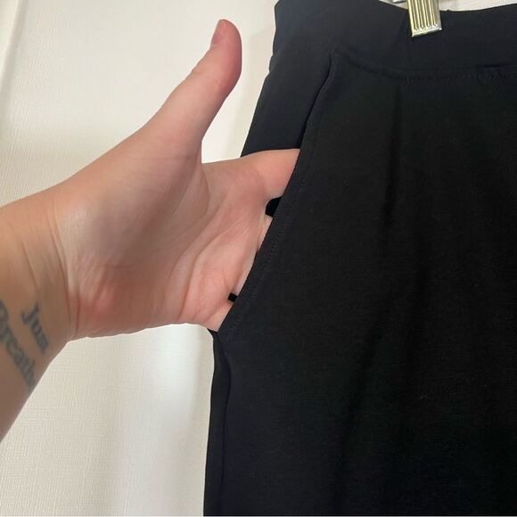 NWT Saint & Sophia City Culotte Black Pull On Pants Classic Career Wear Size 16 - Picture 3 of 11